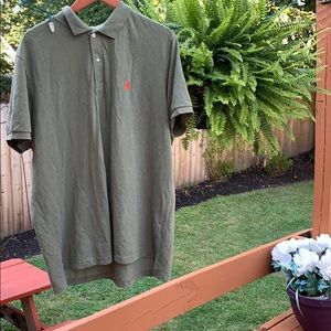 U.S.POLO ASSN. green short sleeve
